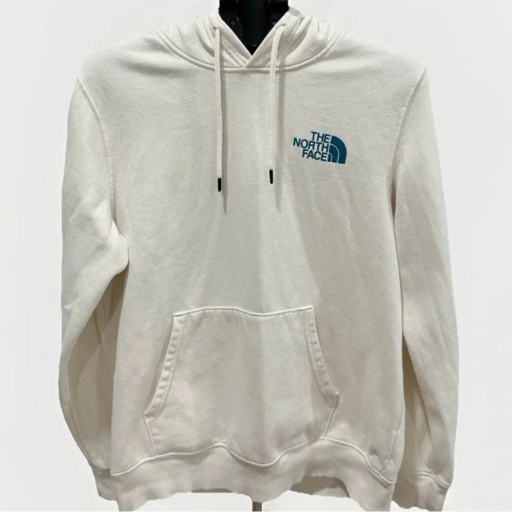 the north face mens sweater with Logo On Back size Medium Color Beige